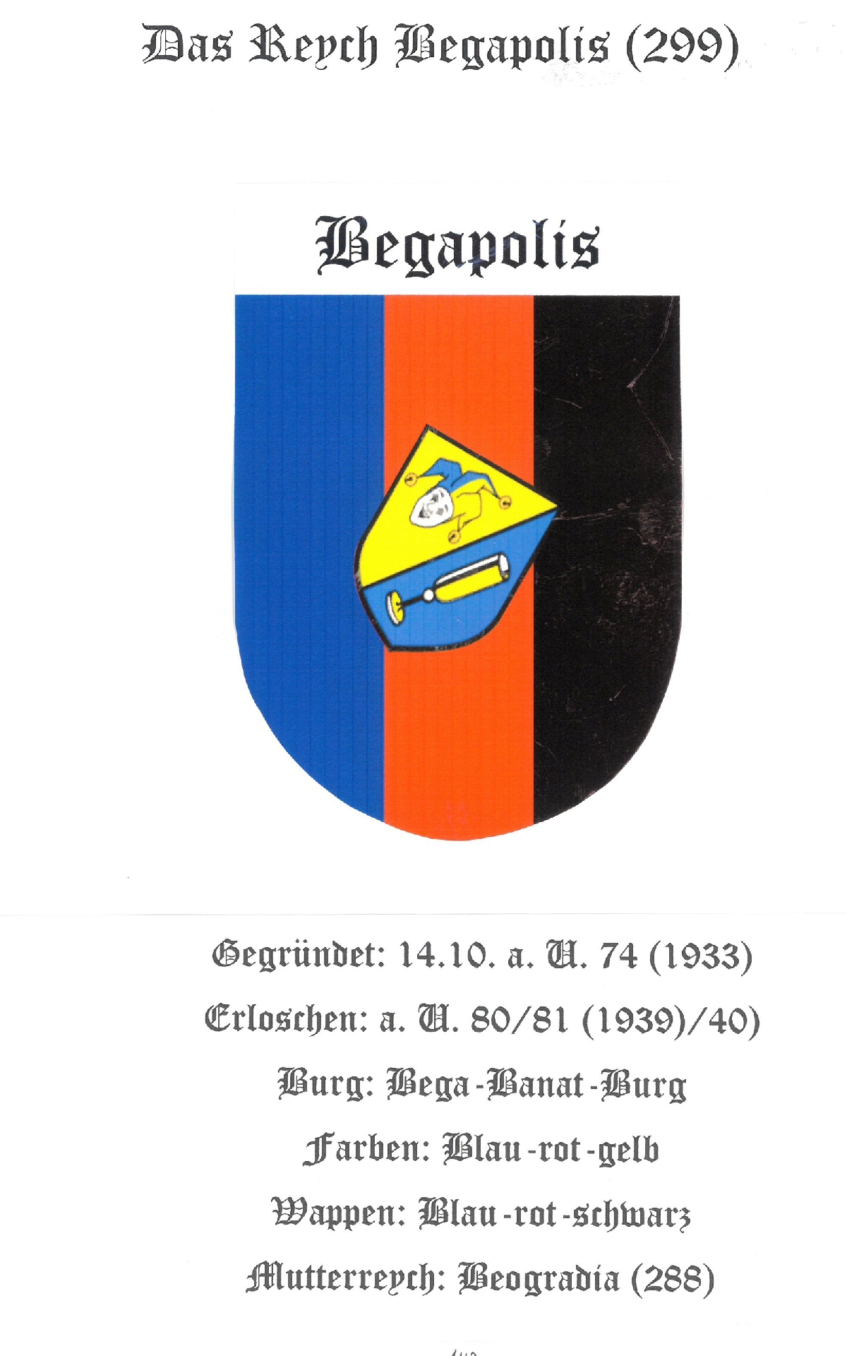 Wappen Reych 299 Begapolis